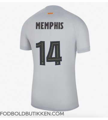 Barcelona Memphis Depay #14 Tredjetrøje 2022-23 Kortærmet
